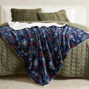 Sherpa Throw Blanket - Eve Collection by Great Bay Home