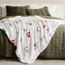 Sherpa Throw Blanket - Eve Collection by Great Bay Home