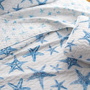 Blue Seashell Coastal Quilt Set - Trinidad Collection by Great Bay Home