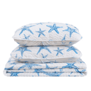 Blue Seashell Coastal Quilt Set - Trinidad Collection by Great Bay Home