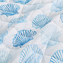 Coastal Blue Seashell Quilt Set - Cersi Collection by Great Bay Home