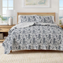 Coastal Printed Cotton Quilt Set - Bernice Collection by Great Bay Home