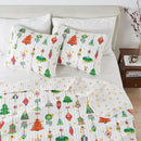 Colorful Holiday Quilt Set - Midnight Magic Collection by Great Bay Home