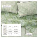 Floral Printed Cotton Quilt Set - Corin Collection by Great Bay Home