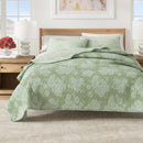 Floral Printed Cotton Quilt Set - Corin Collection by Great Bay Home