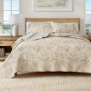 Floral Printed Cotton Quilt Set - Mendocino Collection by Great Bay Home