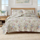 Floral Printed Cotton Quilt Set - Mendocino Collection by Great Bay Home