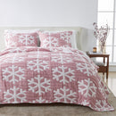 Matelassé Snowflake Quilt Set - Nino Collection by Great Bay Home