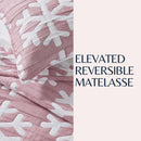 Matelassé Snowflake Quilt Set - Nino Collection by Great Bay Home