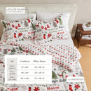 Reversible Christmas Comforter and Sham Set - Holiday / Lodge Odette Collection by Great Bay Home