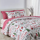 Reversible Christmas Comforter and Sham Set - Holiday / Lodge Odette Collection by Great Bay Home