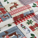 Reversible Christmas Comforter and Sham Set - Holiday / Lodge Odette Collection by Great Bay Home