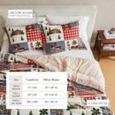 Reversible Christmas Comforter and Sham Set - Holiday / Lodge Odette Collection by Great Bay Home