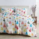 Reversible Christmas Comforter and Sham Set - Holiday / Lodge Odette Collection by Great Bay Home