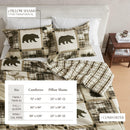 Reversible Christmas Comforter and Sham Set - Holiday / Lodge Odette Collection by Great Bay Home