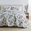 Reversible Christmas Comforter and Sham Set - Holiday / Lodge Odette Collection by Great Bay Home