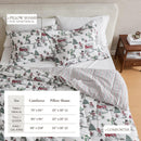Reversible Christmas Comforter and Sham Set - Holiday / Lodge Odette Collection by Great Bay Home