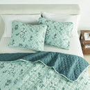 Snowy Botanical Quilt Set - Mariela Collection by Great Bay Home