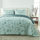 Snowy Botanical Quilt Set - Mariela Collection by Great Bay Home