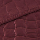 Velvet Box-Stitched Quilt Set - Vivica Collection by Great Bay Home
