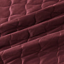 Velvet Box-Stitched Quilt Set - Vivica Collection by Great Bay Home