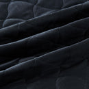 Velvet Box-Stitched Quilt Set - Vivica Collection by Great Bay Home
