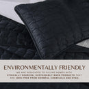 Velvet Box-Stitched Quilt Set - Vivica Collection by Great Bay Home