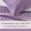 Velvet Box-Stitched Quilt Set - Vivica Collection by Great Bay Home