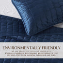 Velvet Box-Stitched Quilt Set - Vivica Collection by Great Bay Home