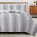 Everette Collection Ombre Striped Quilt Set by Great Bay Home