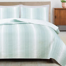 Everette Collection Ombre Striped Quilt Set by Great Bay Home