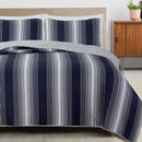 Everette Collection Ombre Striped Quilt Set by Great Bay Home
