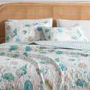 Seashell & Coral Quilt Set - Westsands Collection by Great Bay Home