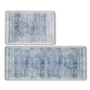 Distressed Moroccan Machine Washable Accent Area Rug & Runner 2 Pack - Neve Collection by Great Bay Home