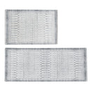 Distressed Moroccan Machine Washable Accent Area Rug & Runner 2 Pack - Neve Collection by Great Bay Home