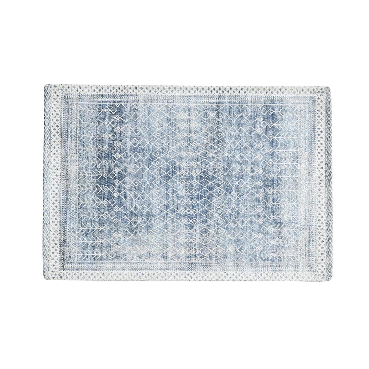 Distressed Moroccan Machine Washable Accent Area Rug 5' x 7' - Neve Collection, photo 2 of 10