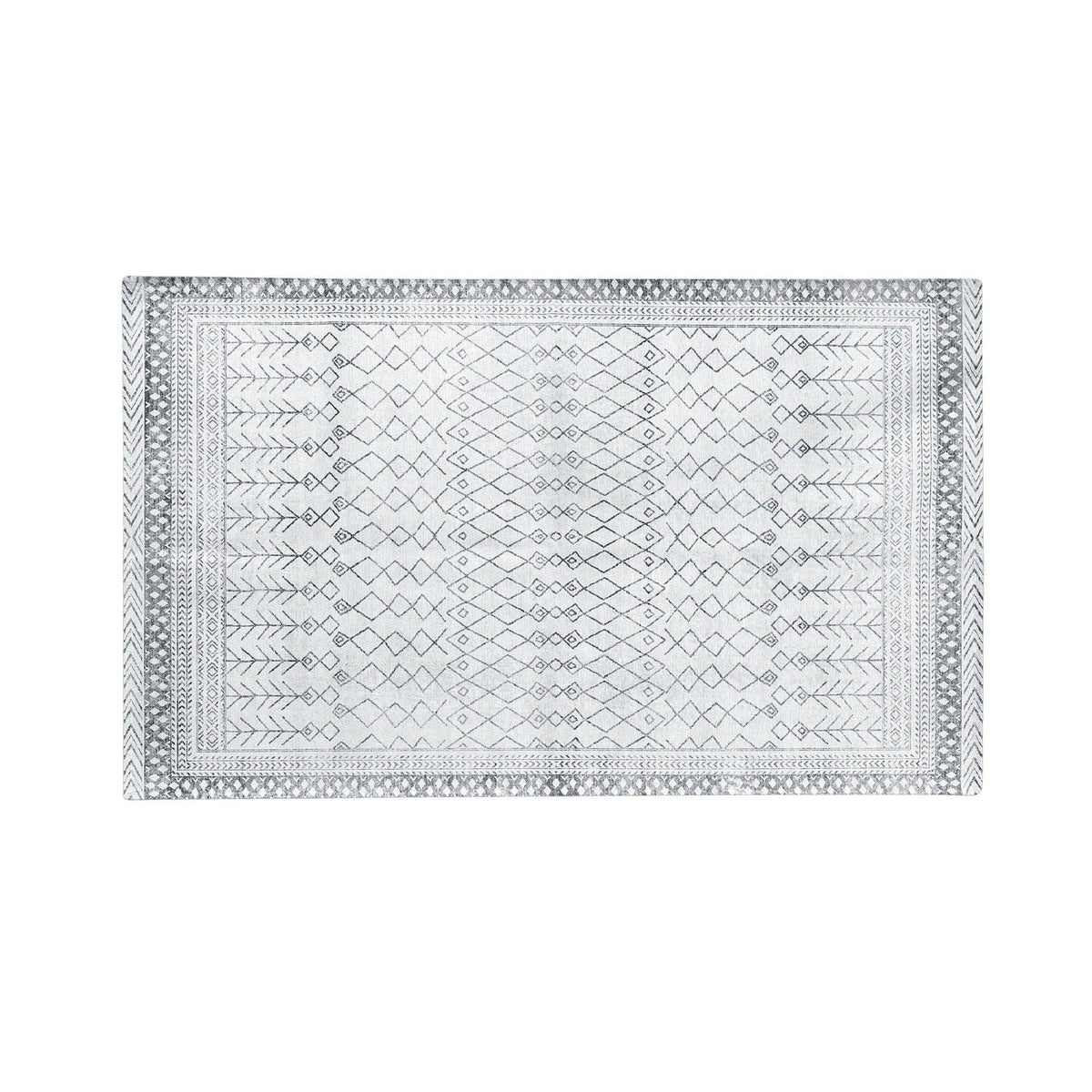 Distressed Moroccan Machine Washable Accent Area Rug 5' x 7' - Neve Collection, photo 7 of 10