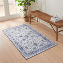 Floral Machine Washable Accent Area Rug 3' x 5' - Matra Collection by Great Bay Home