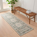 Medallion Machine Washable Accent Runner 2'4" x 7' - Nava Collection by Great Bay Home