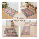 Medallion Machine Washable Accent Runner 2'4" x 7' - Nava Collection by Great Bay Home