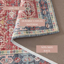 Medallion Machine Washable Accent Runner 2'4" x 7' - Nava Collection by Great Bay Home