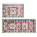 Medallion Machine Washable Accent Area Rug & Runner 2 Pack - Nava Collection by Great Bay Home