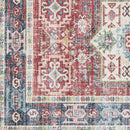 Medallion Machine Washable Accent Area Rug 5' x 7' - Nava Collection by Great Bay Home