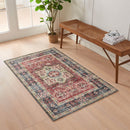 Medallion Machine Washable Accent Area Rug 3' x 5' - Nava Collection by Great Bay Home