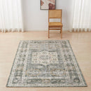 Medallion Machine Washable Accent Area Rug 5' x 7' - Nava Collection by Great Bay Home