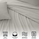 Cotton Solid Flannel Sheet - Nordic Collection by Great Bay Home