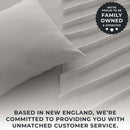 Cotton Solid Flannel Sheet - Nordic Collection by Great Bay Home