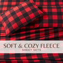 Printed Fleece Sheet - Dara Collection by Great Bay Home