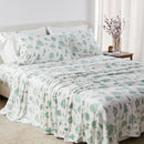 Printed Plush Sheet - Velvet Luxe Collection by Great Bay Home