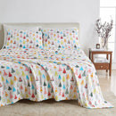 Printed Plush Sheet - Velvet Luxe Collection by Great Bay Home